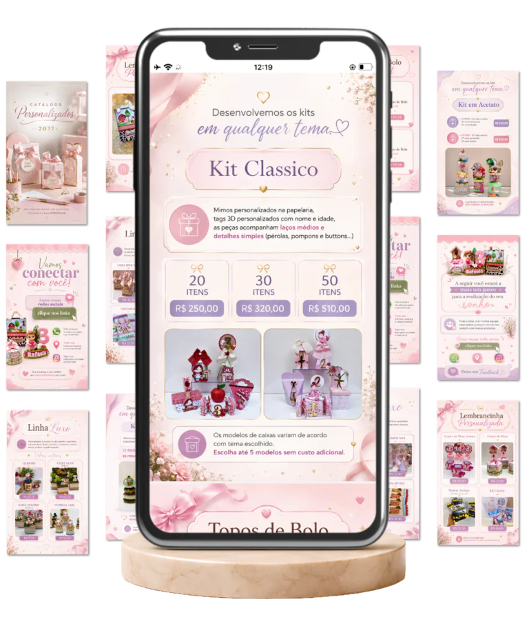 Mockup Catálogo Profissional